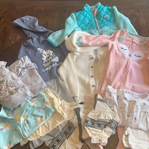 Cool weather baby girl bundle